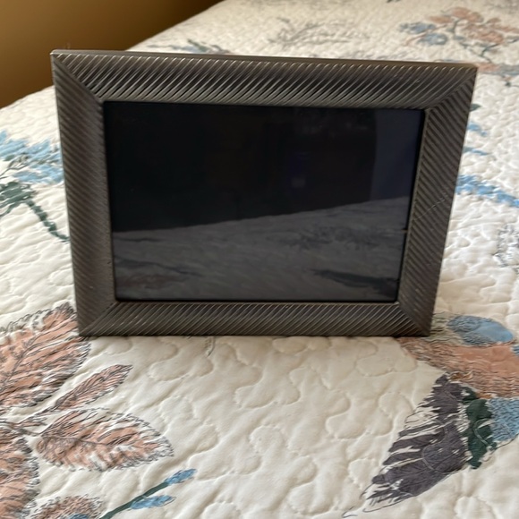 VTG Sheffield Home Pewter Picture Frame for 5 x 7 Picture - Picture 2 of 6